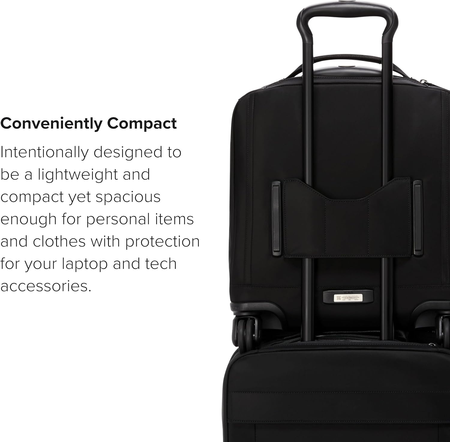 image:imageTUMI Voyageur Leger 4 Wheeled Luggage Womens Lightweight and Spacious Sleek Silhouette Durable Premium Suitcase 26quot Short Trip Expandable Packing Case Black with Gunmetal HardwareBLACKGUNMETAL