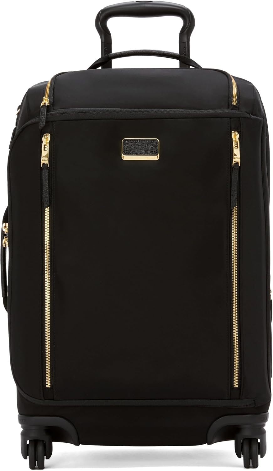 image:imageTUMI Voyageur Leger 4 Wheeled Luggage Womens Lightweight and Spacious Sleek Silhouette Durable Premium Suitcase 26quot Short Trip Expandable Packing Case Black with Gunmetal HardwareBLACKGOLD