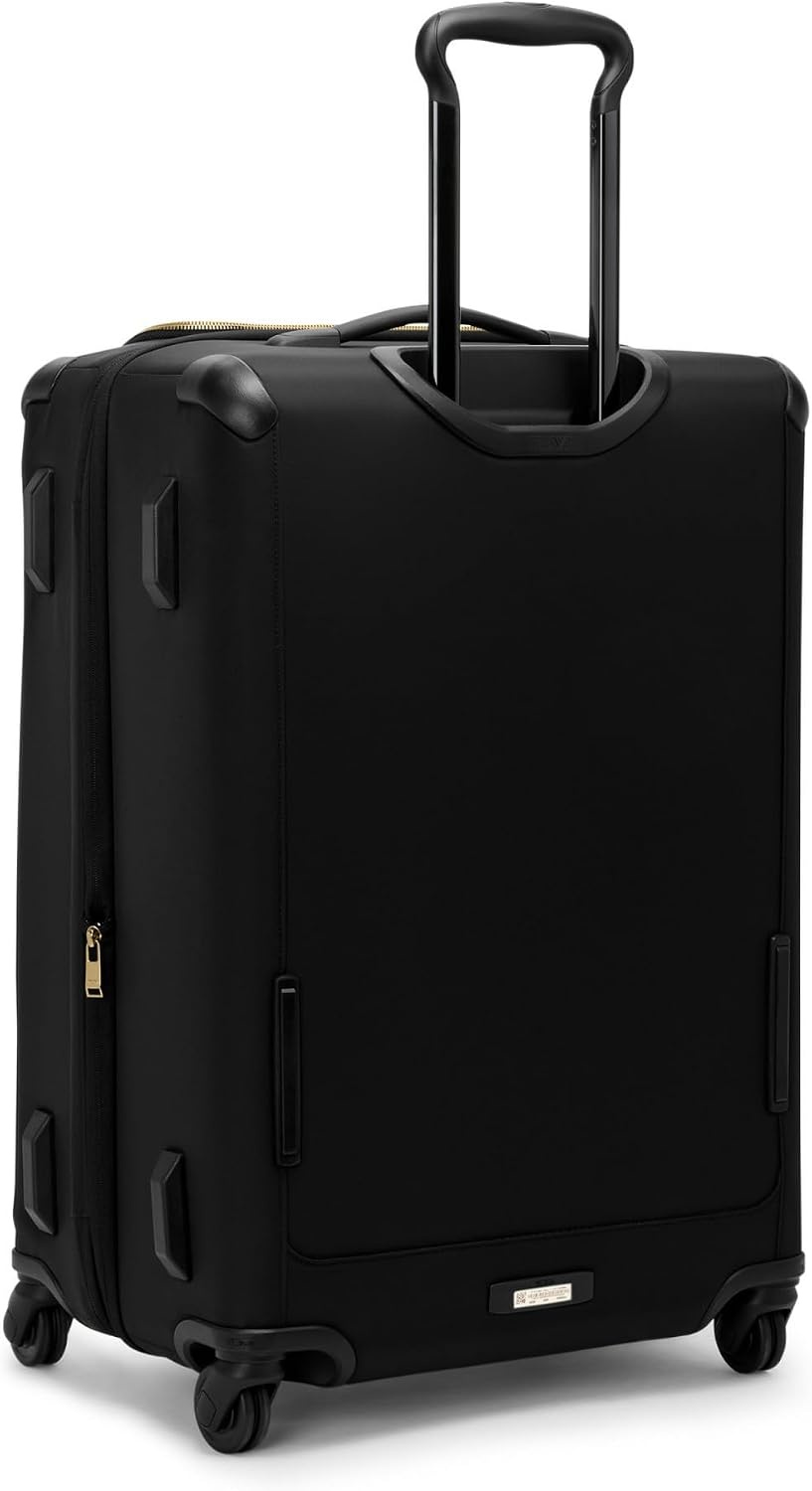 image:imageTUMI Voyageur Leger 4 Wheeled Luggage Womens Lightweight and Spacious Sleek Silhouette Durable Premium Suitcase 26quot Short Trip Expandable Packing Case Black with Gunmetal HardwareBLACKGOLD