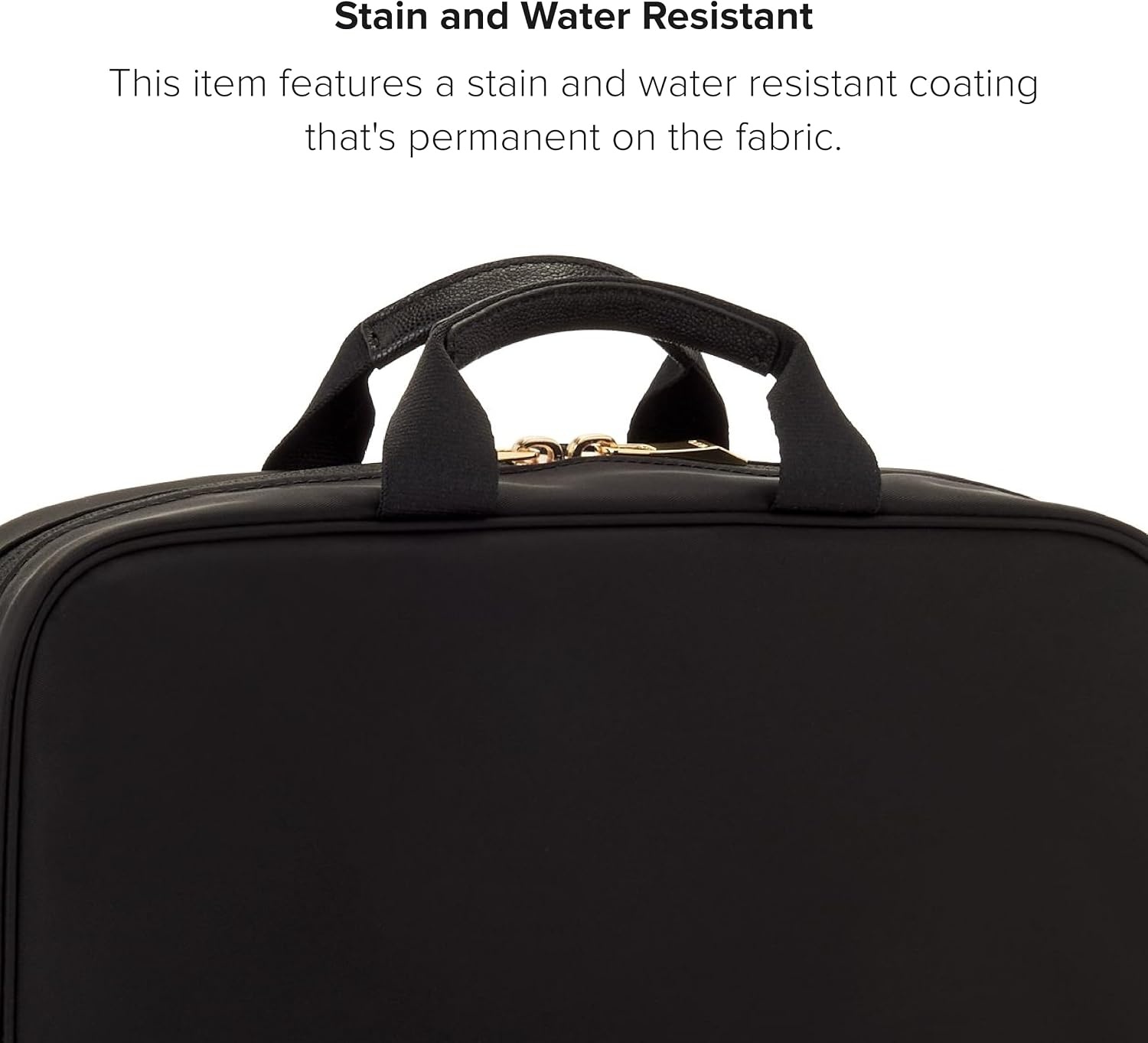 image:imageTUMI womens Madeline CosmeticBlack with Gold Hardware