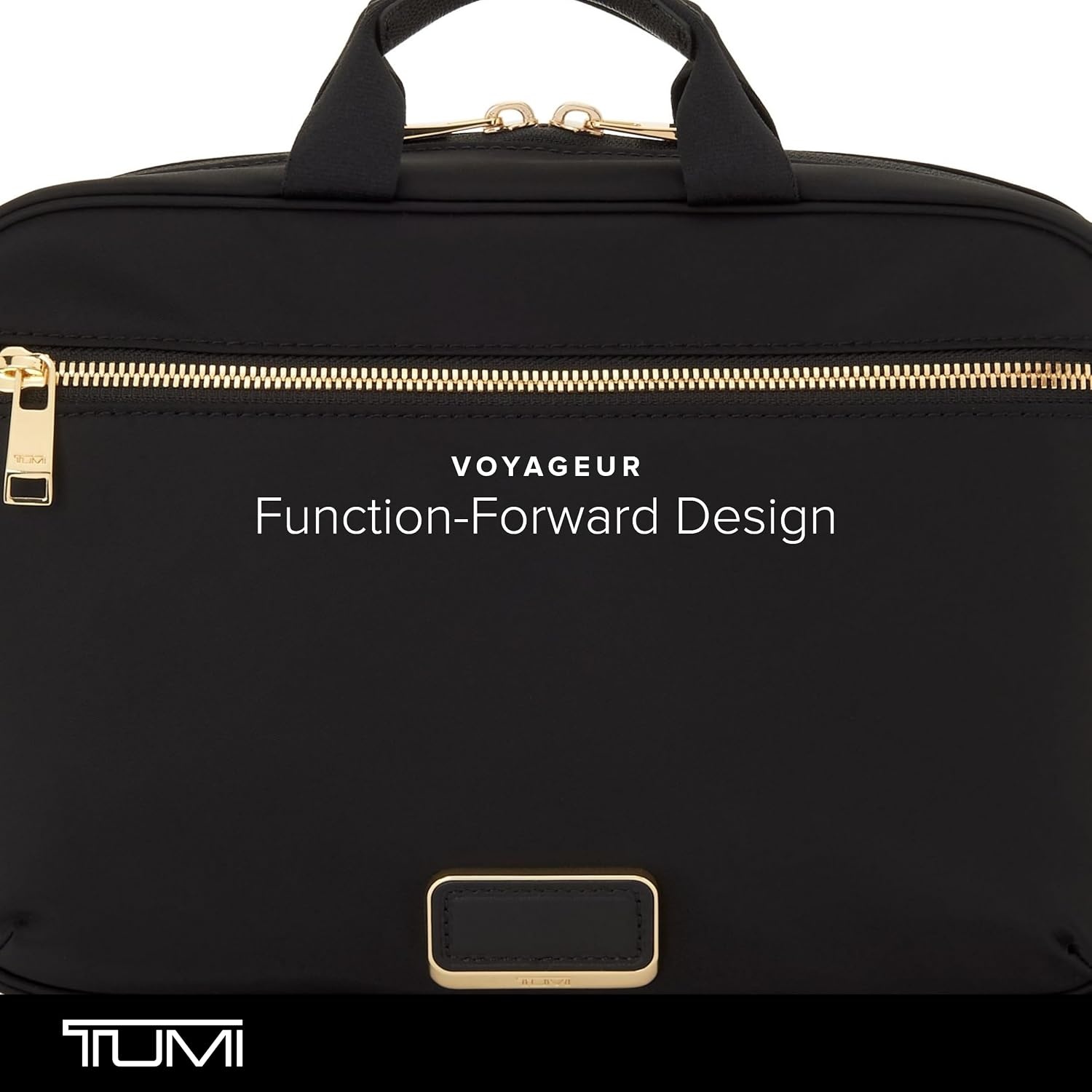 image:imageTUMI womens Madeline CosmeticBlack with Gold Hardware