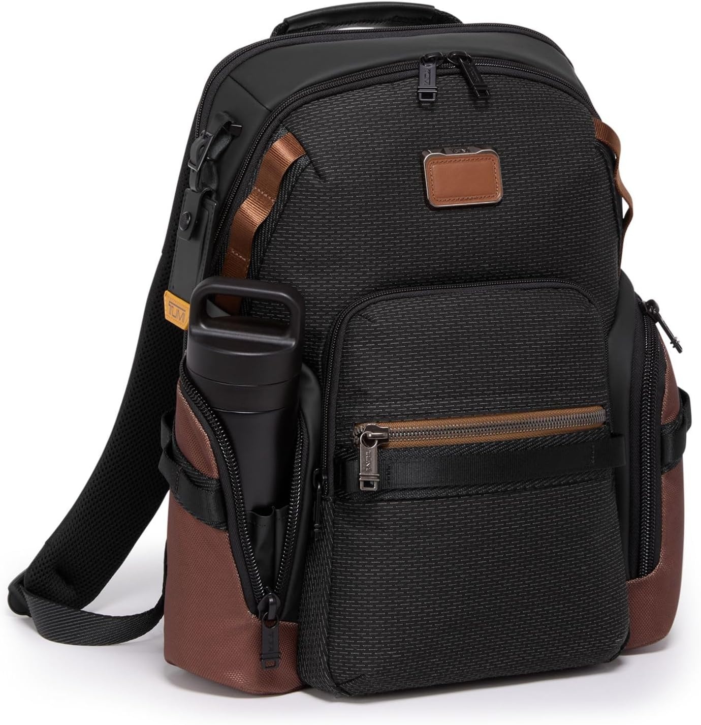image:imageTumi Mens Navigation Backpack Navy Coated Canvas One SizeBlackOnyx