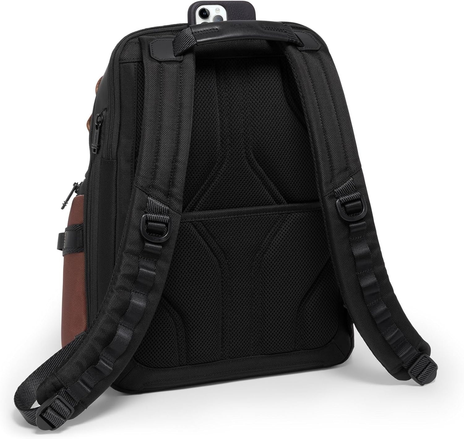 image:imageTumi Mens Navigation Backpack Navy Coated Canvas One SizeBlackOnyx