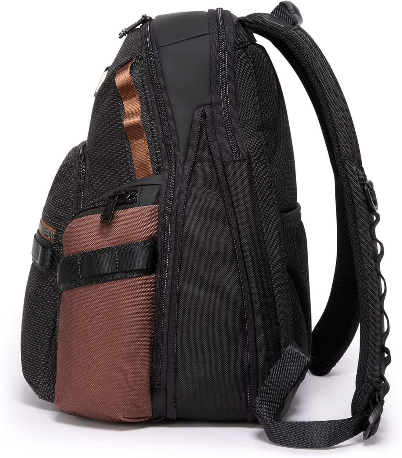 image:imageTumi Mens Navigation Backpack Navy Coated Canvas One SizeBlackOnyx
