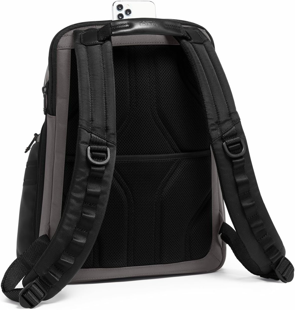 image:imageTumi Mens Navigation Backpack Navy Coated Canvas One SizeCharcoal