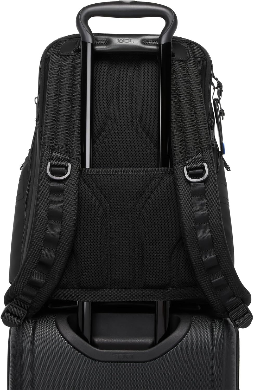 image:imageTumi Mens Navigation Backpack Navy Coated Canvas One SizeElectric Blue