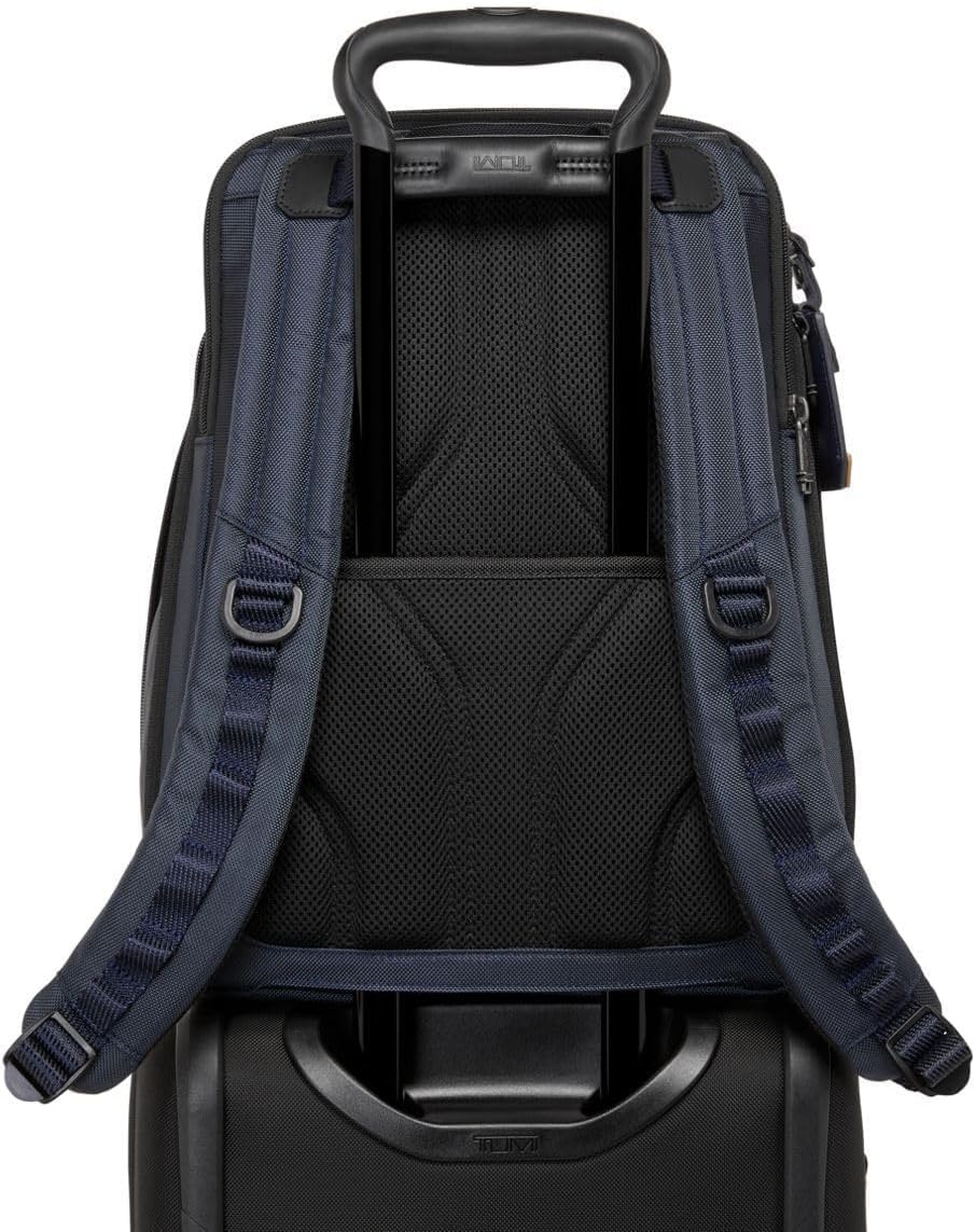 image:imageTumi Mens Navigation Backpack Navy Coated Canvas One SizeMidnight NavyKhaki