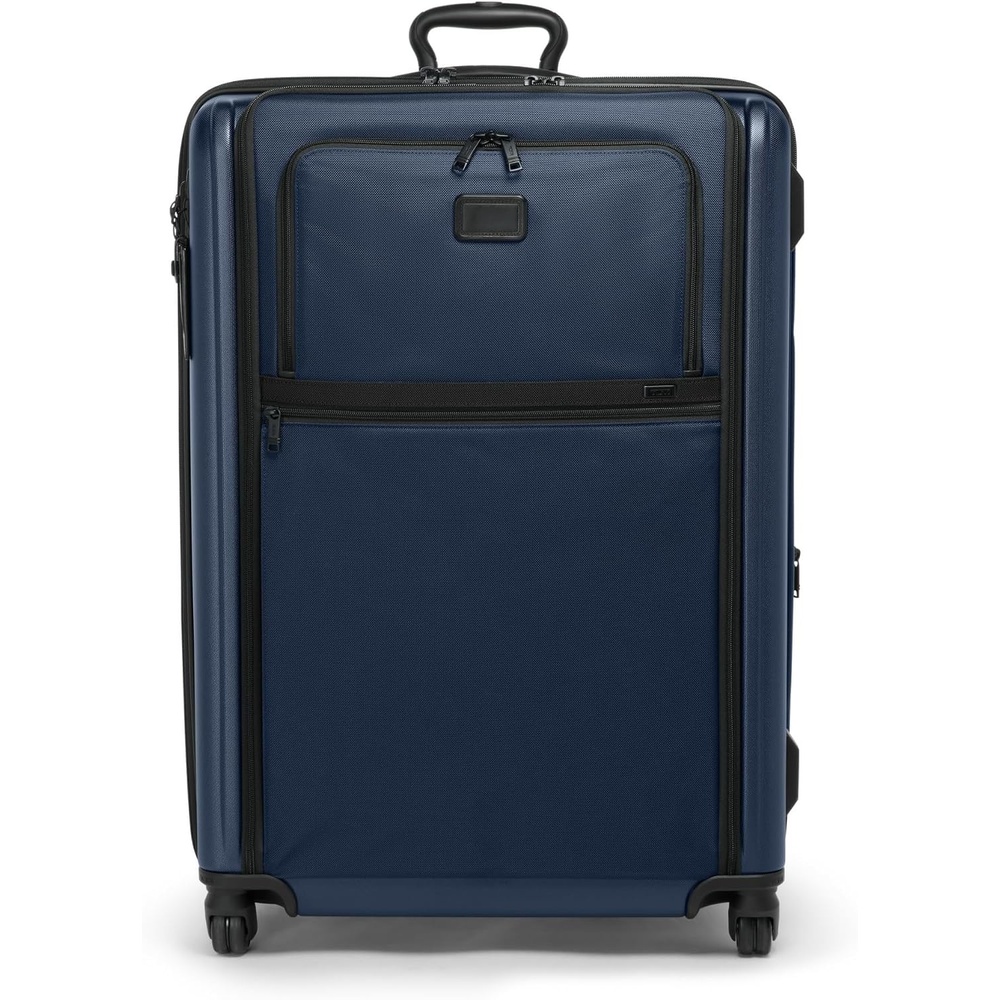 image:imageTUMI  Alpha Extended Trip Expandable 4Wheeled Packing Case  Hybrid Softside and Hardside Checked Bag  NavyNAVY