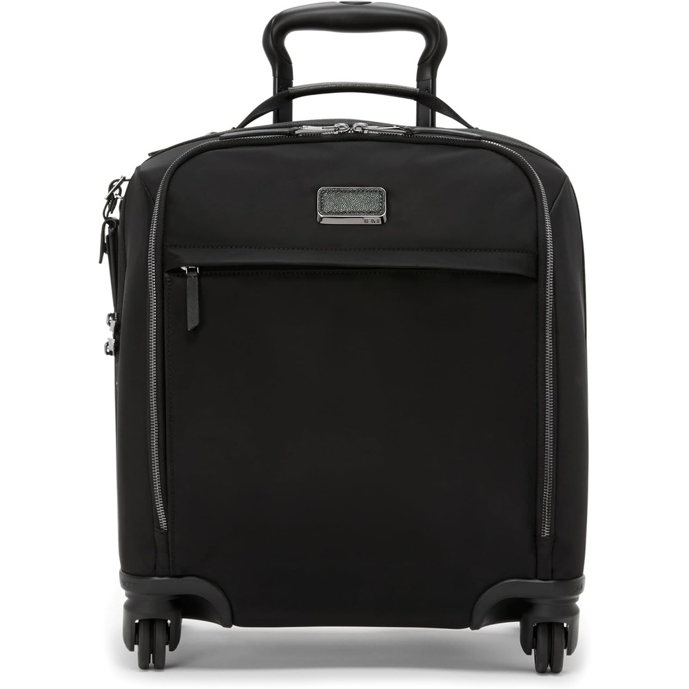 image:imageTUMI Voyageur Leger 4 Wheeled Luggage Womens Lightweight and Spacious Sleek Silhouette Durable Premium Suitcase 26quot Short Trip Expandable Packing Case Black with Gunmetal HardwareBLACKGUNMETAL