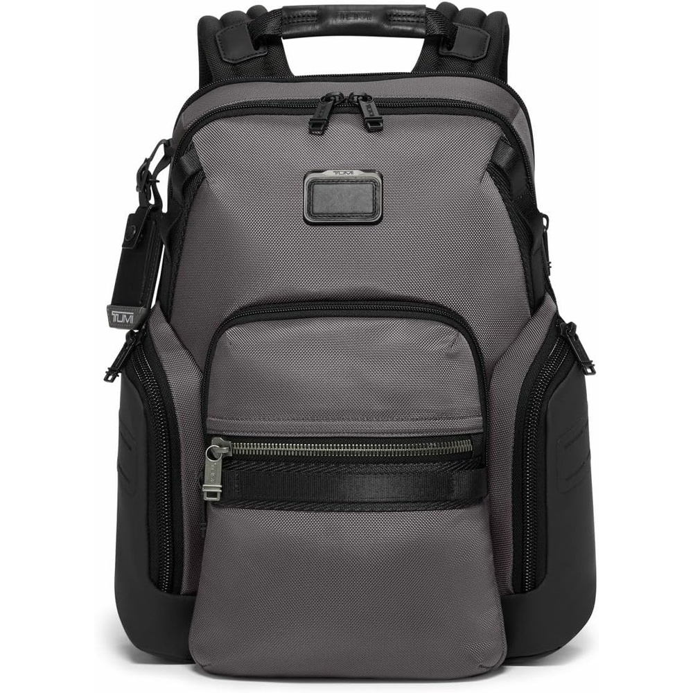 image:imageTumi Mens Navigation Backpack Navy Coated Canvas One SizeCharcoal