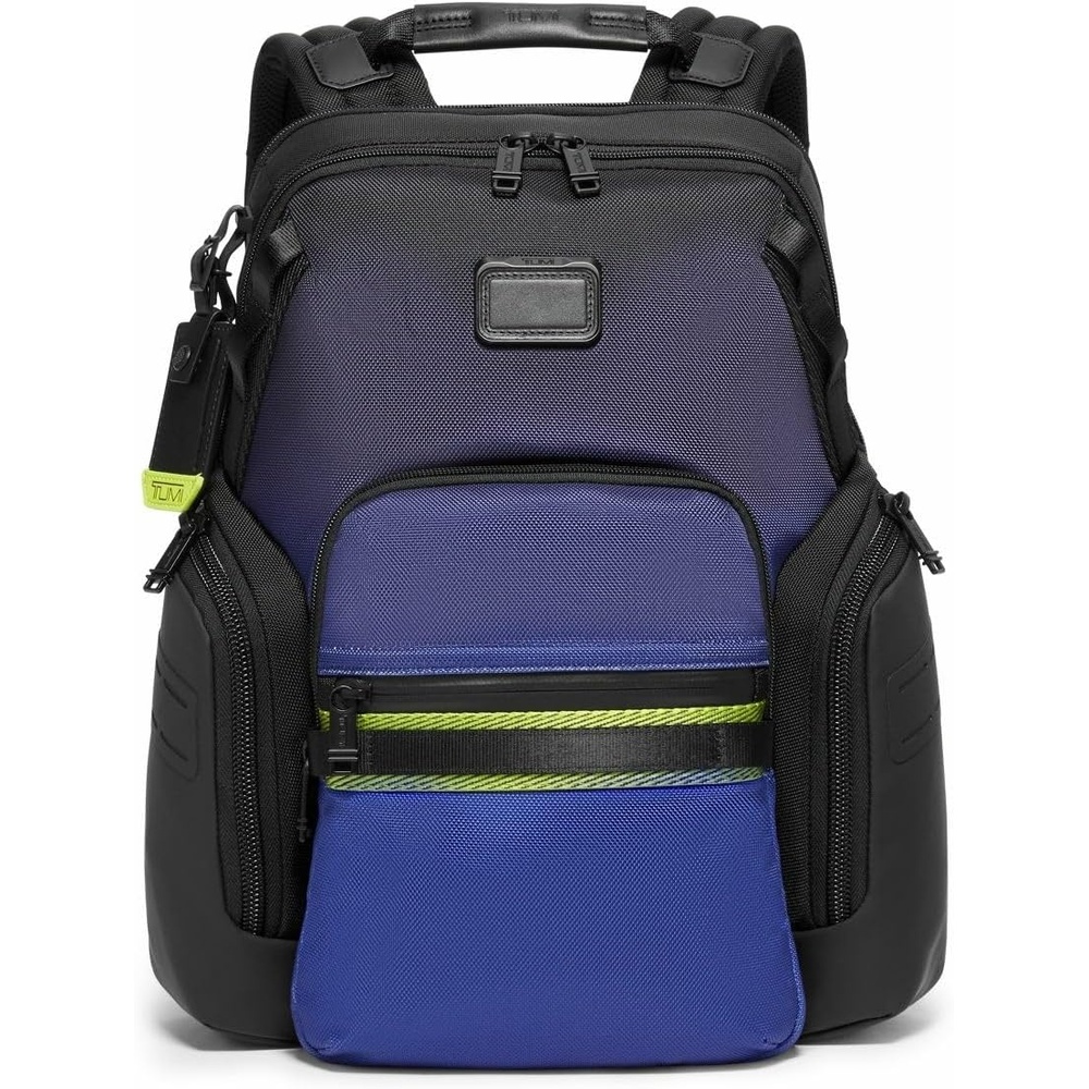 image:imageTumi Mens Navigation Backpack Navy Coated Canvas One SizeRoyal Blue Ombre