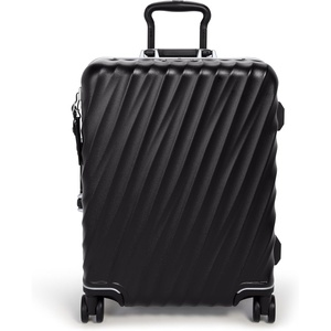 TUMI – 19 Degree Frame 4 Wheel Luggage – Lightweight and Highly Durable, Modern Design, Double-Lock Closure Hard Shell Men’s and Women’s Suitcase – 26″ Short Trip Packing Case, Navy Texture(Black Texture)