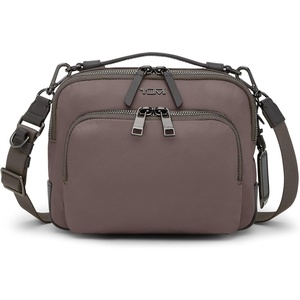 TUMI – Voyageur Teghan Crossbody – Women’s Compact Everyday Purse with Leather Trim(Mink)